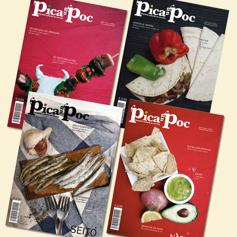 portadas para un revista de cocina